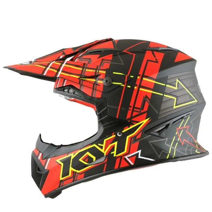 KYT JUMPSHOT MATT BLACK/RED