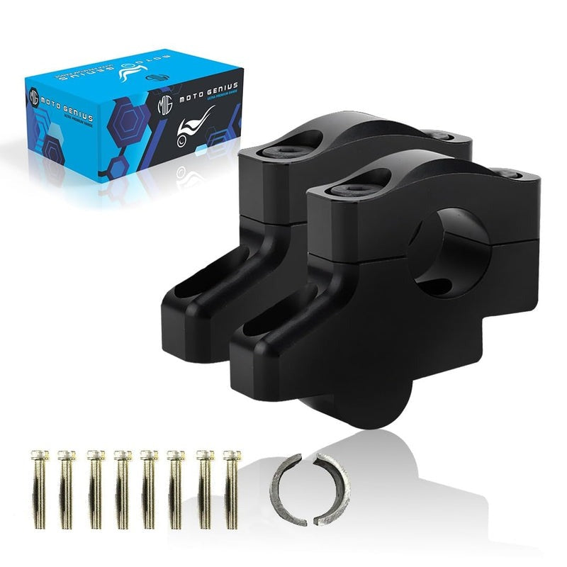 MOTO GENIUS Universal Aluminium Pull Back/Off Set Handlebar Risers for