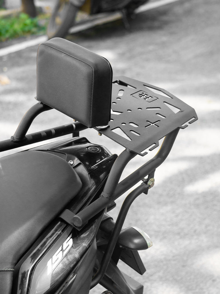 Aerox Back Rack TOP RACK FOR AEROX 155 BLACK MATT – SB 711